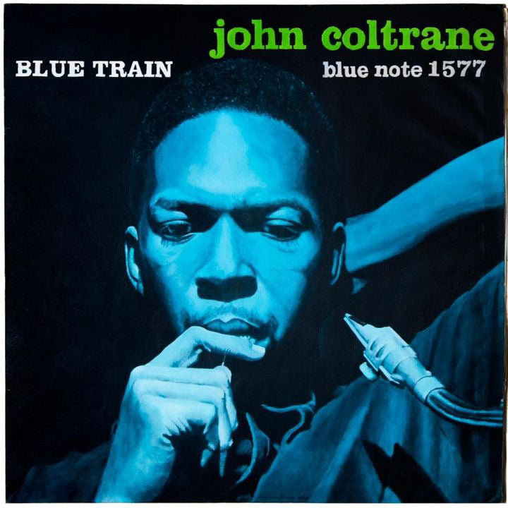 Blue Train - John Coltrane - Mini Album Painting Print - Mark Wade