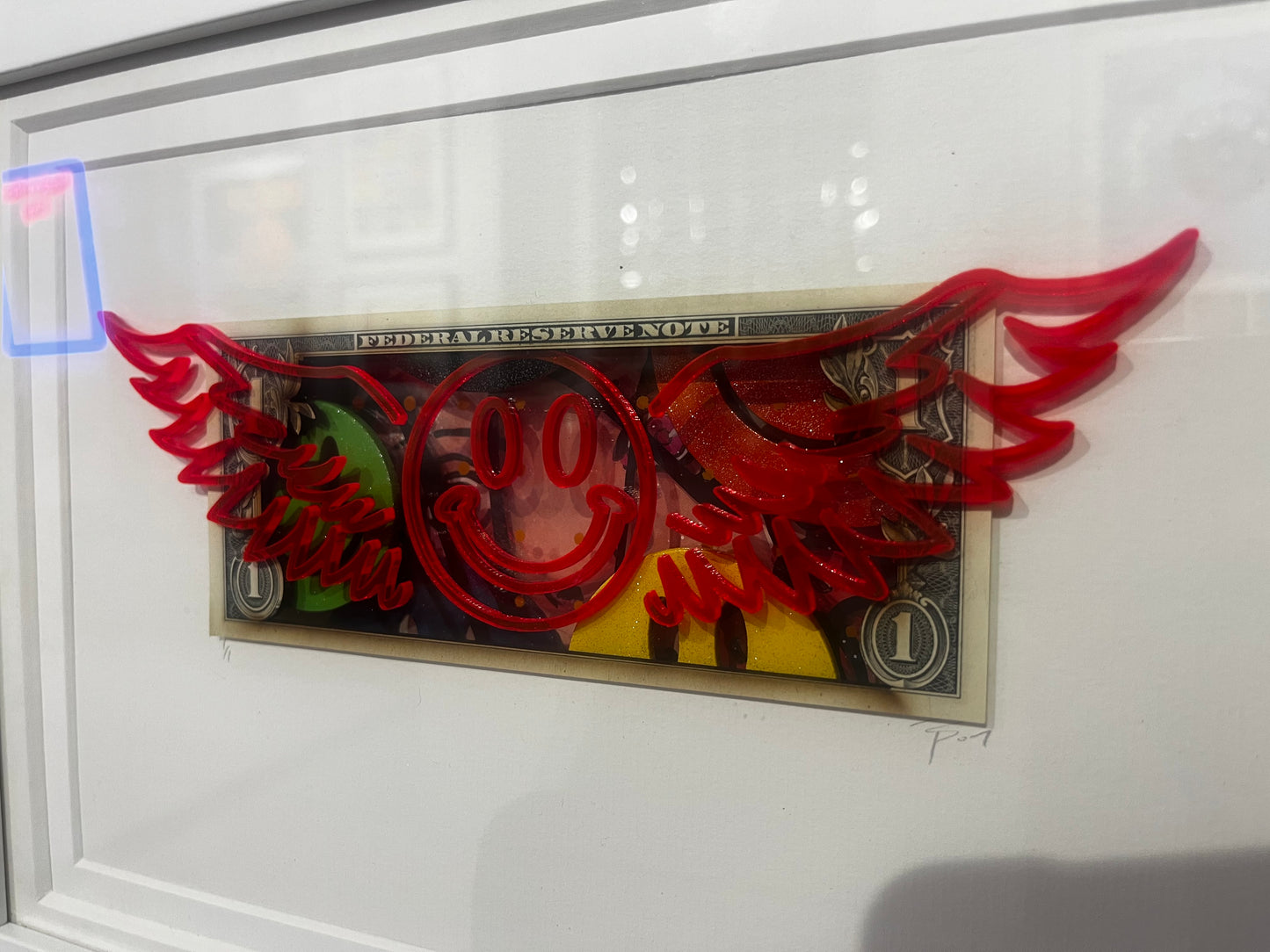 POP SMILEY Winged Red Edition Note by TBOY