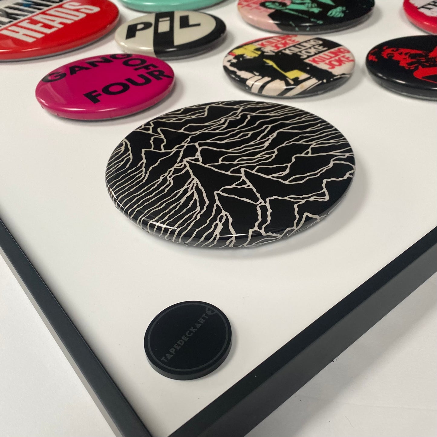 Post Punks Not Dead - Original Resin Badges - Tape Deck Art.