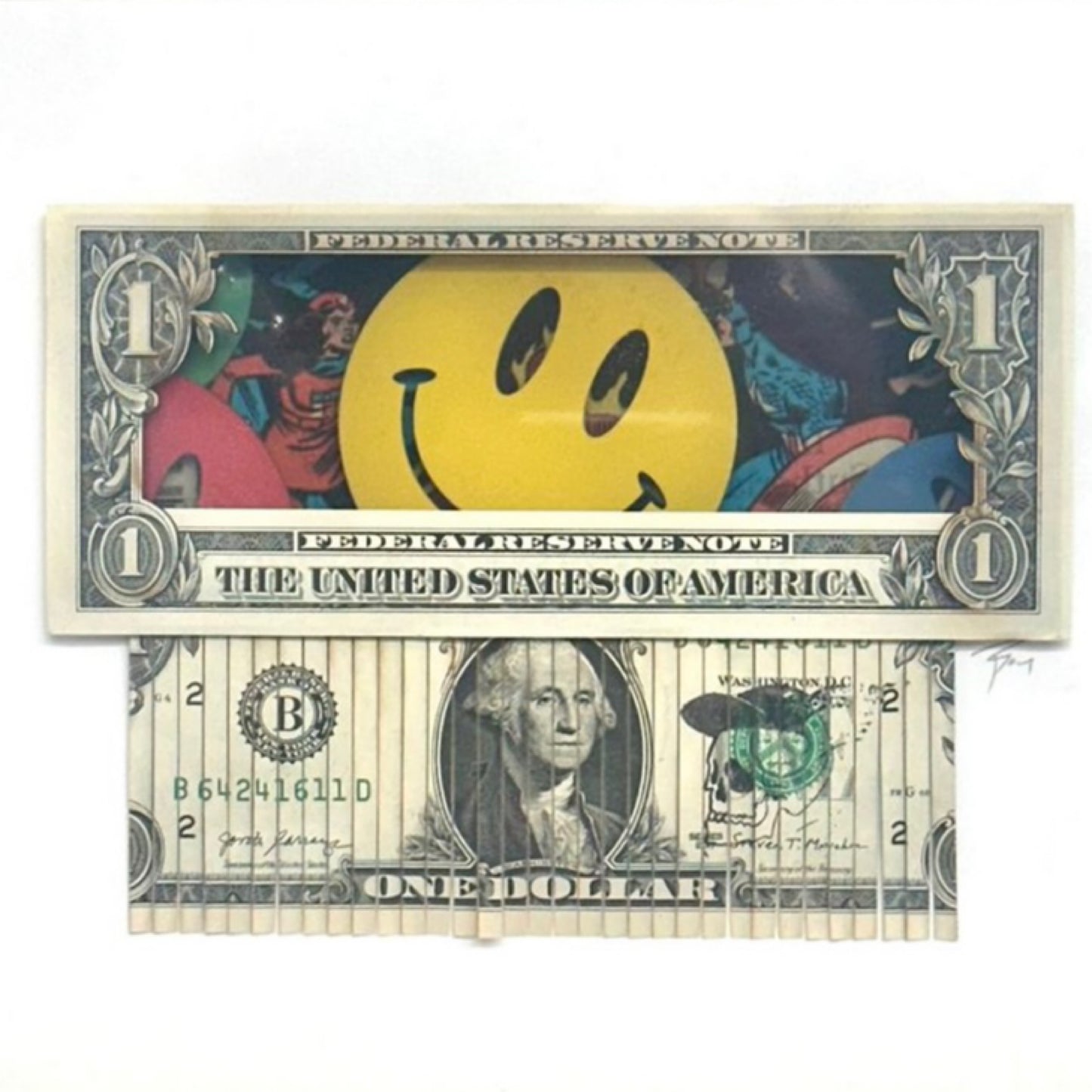 Behind The Smile - Shredded Note Yellow by TBOY