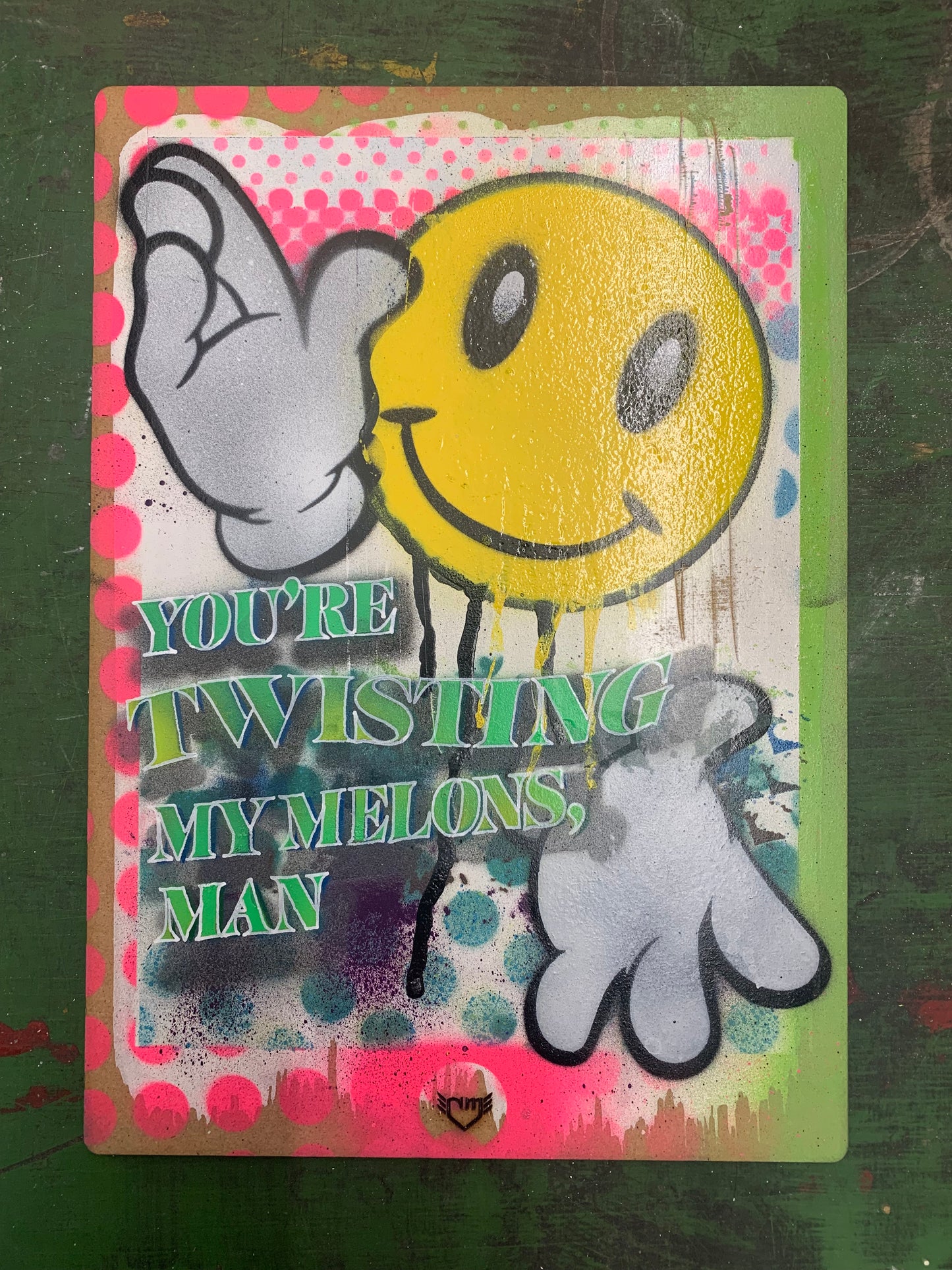 YOU'RE TWISTING MY MELONS MAN by CURLYMARK