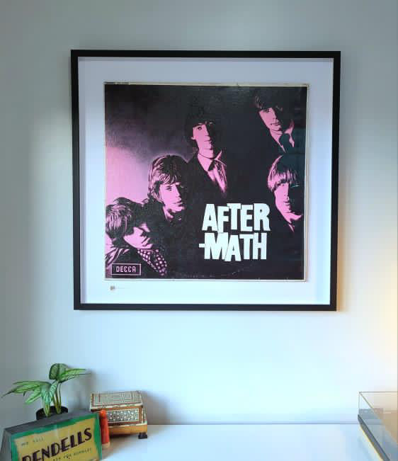The Rolling Stones - Aftermath Vinyl - Original Album Painting - Mark Wade