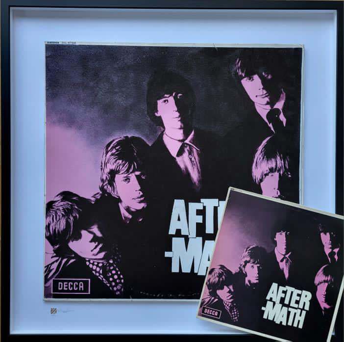 The Rolling Stones - Aftermath Vinyl - Original Album Painting - Mark Wade