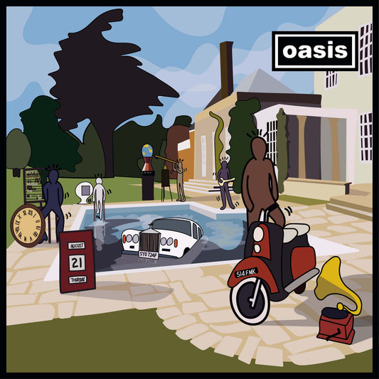 Oasis Be Here Now Album Cover by TBOY