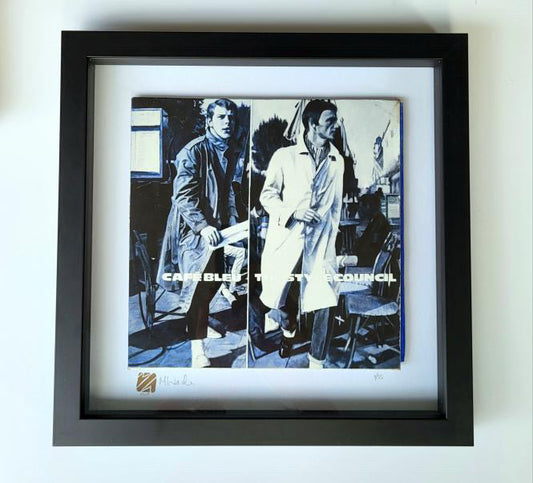 Cafe Bleu - The Style Council - Mini Album Painting Print - Mark Wade