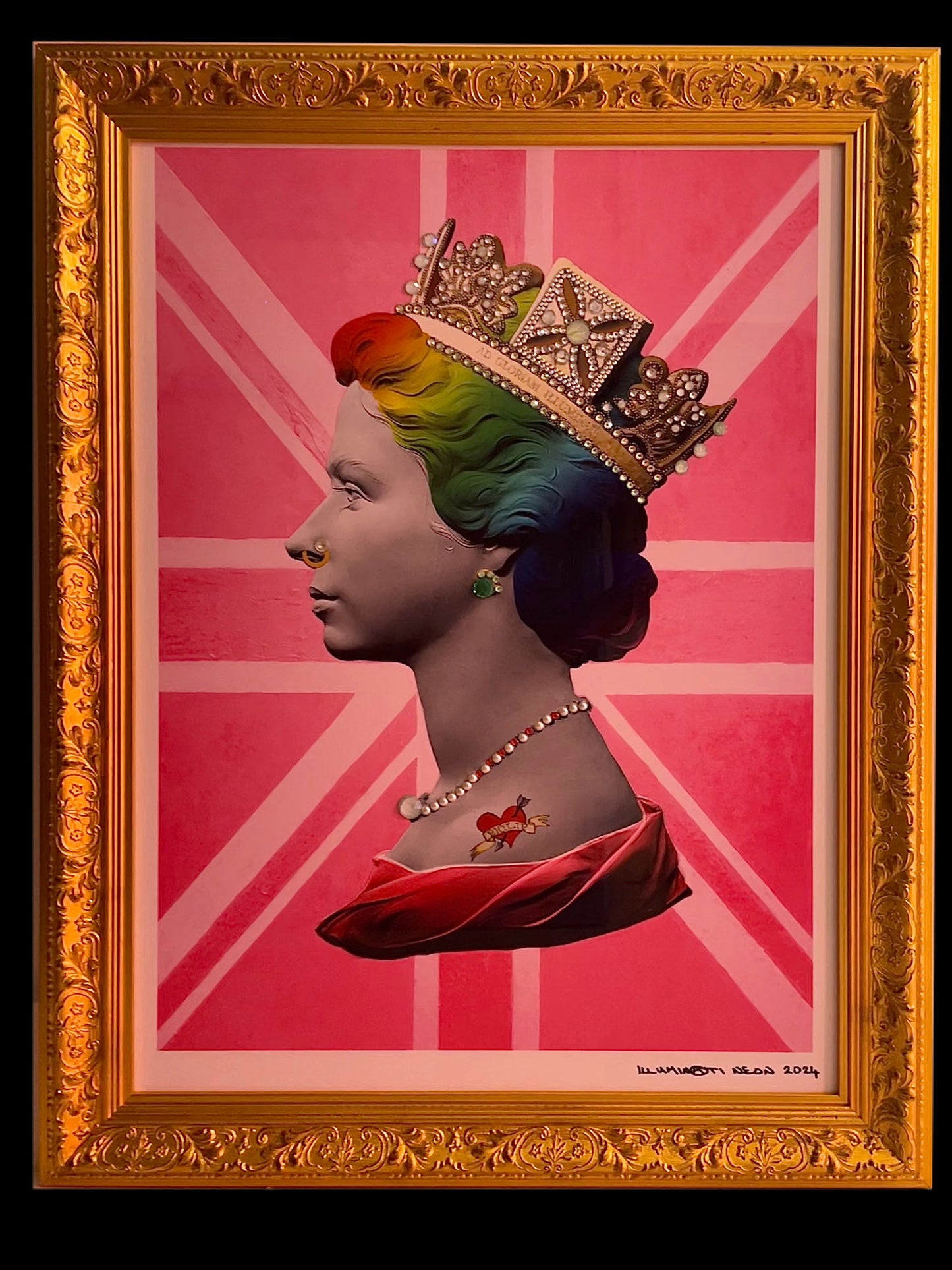 Rainbow Queen - Illuminati Neon