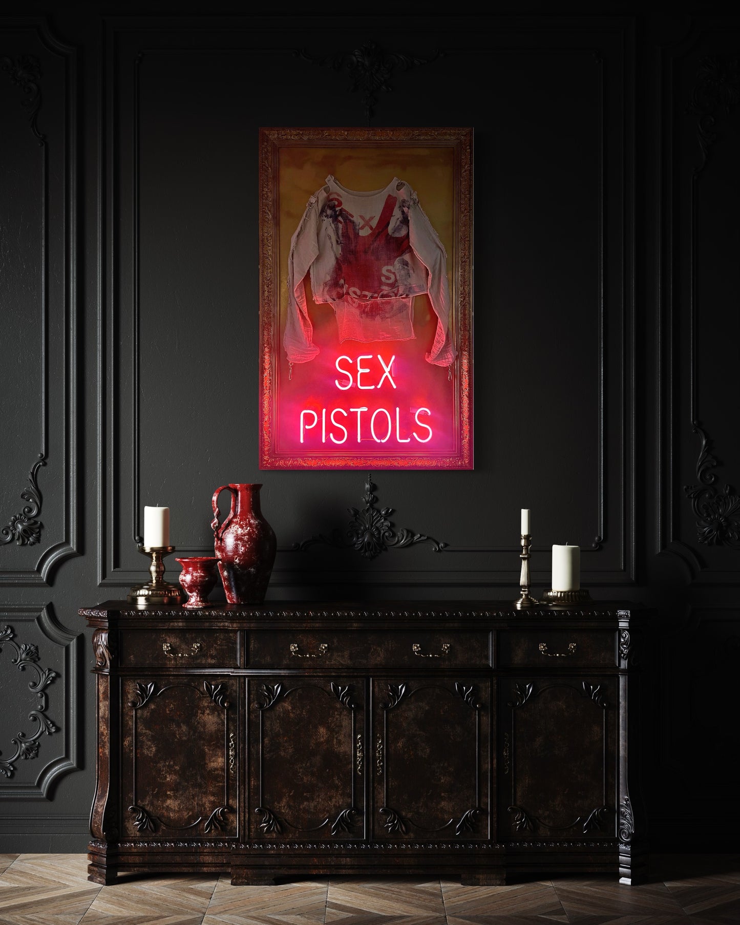 SEX PISTOLS Neon with Original Vivienne Westwood Top - Illuminati Neon