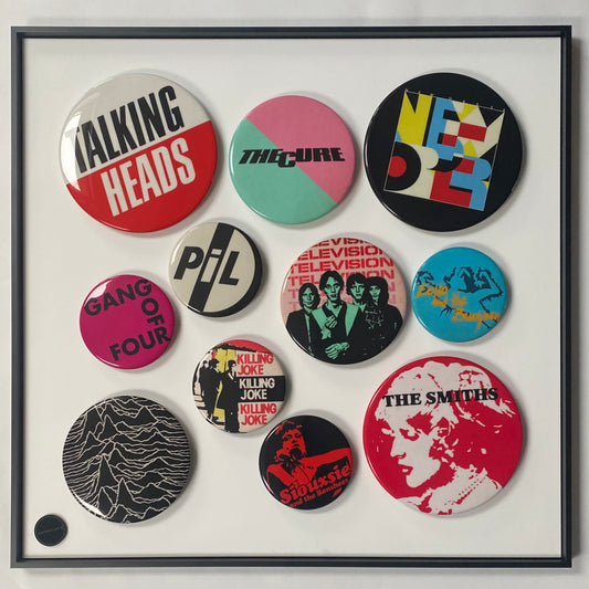 Post Punks Not Dead - Original Resin Badges - Tape Deck Art.