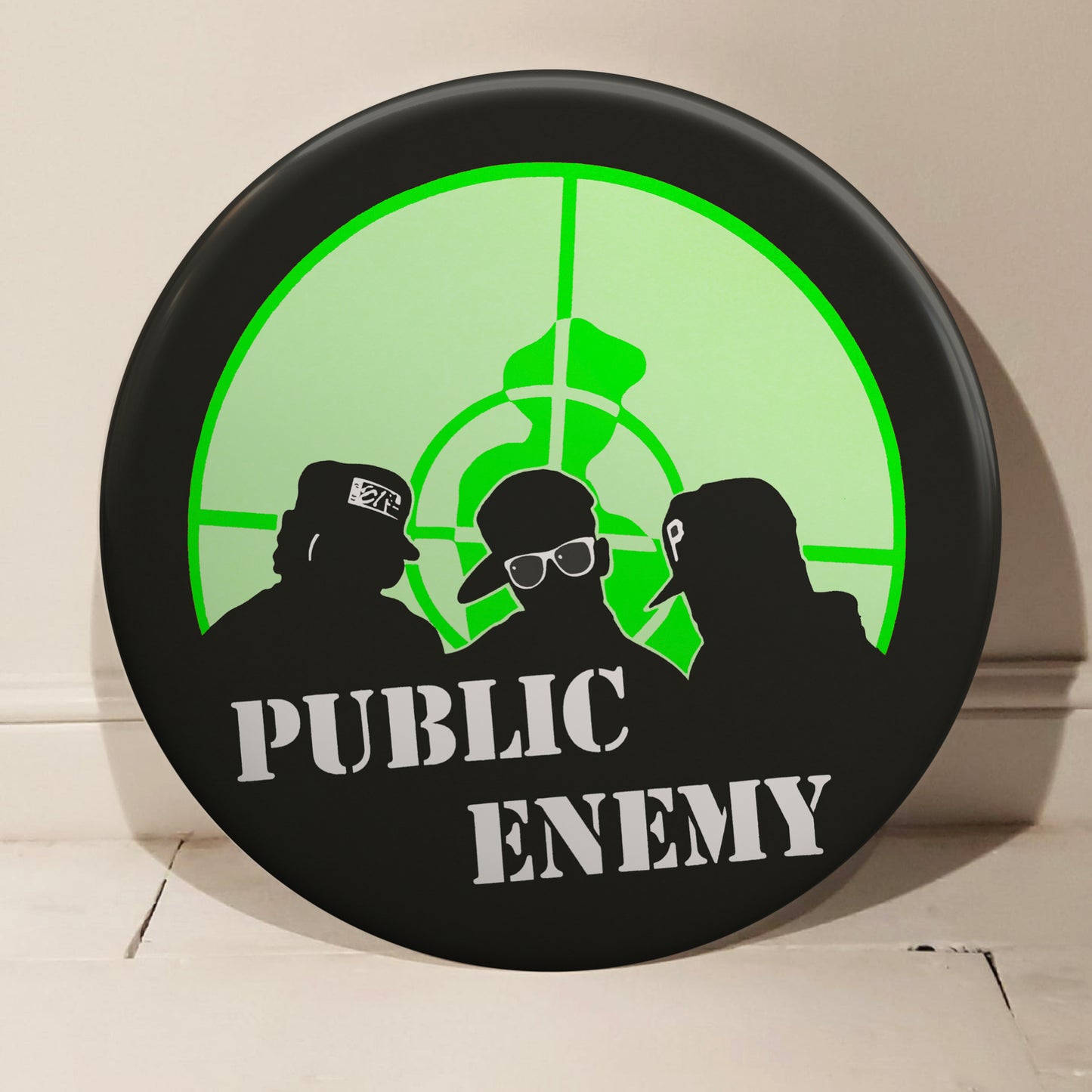 Public Enemy - Large Resin Badge - Tape Deck Art.