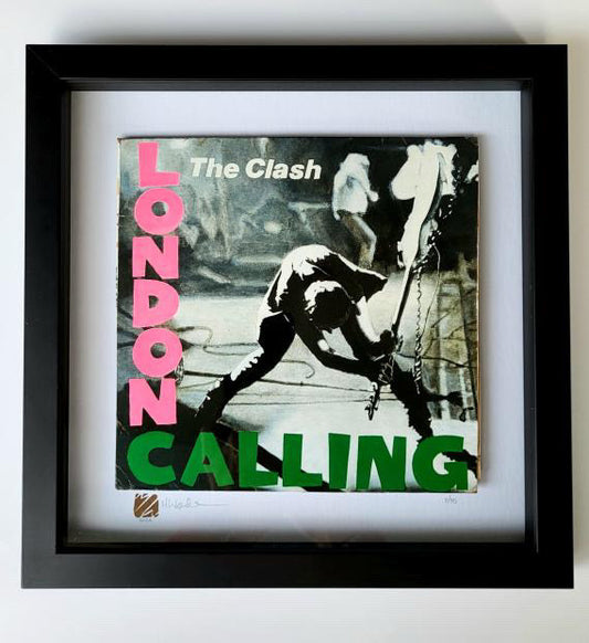 The Clash - London Calling - Mini Album Painting Print - Mark Wade