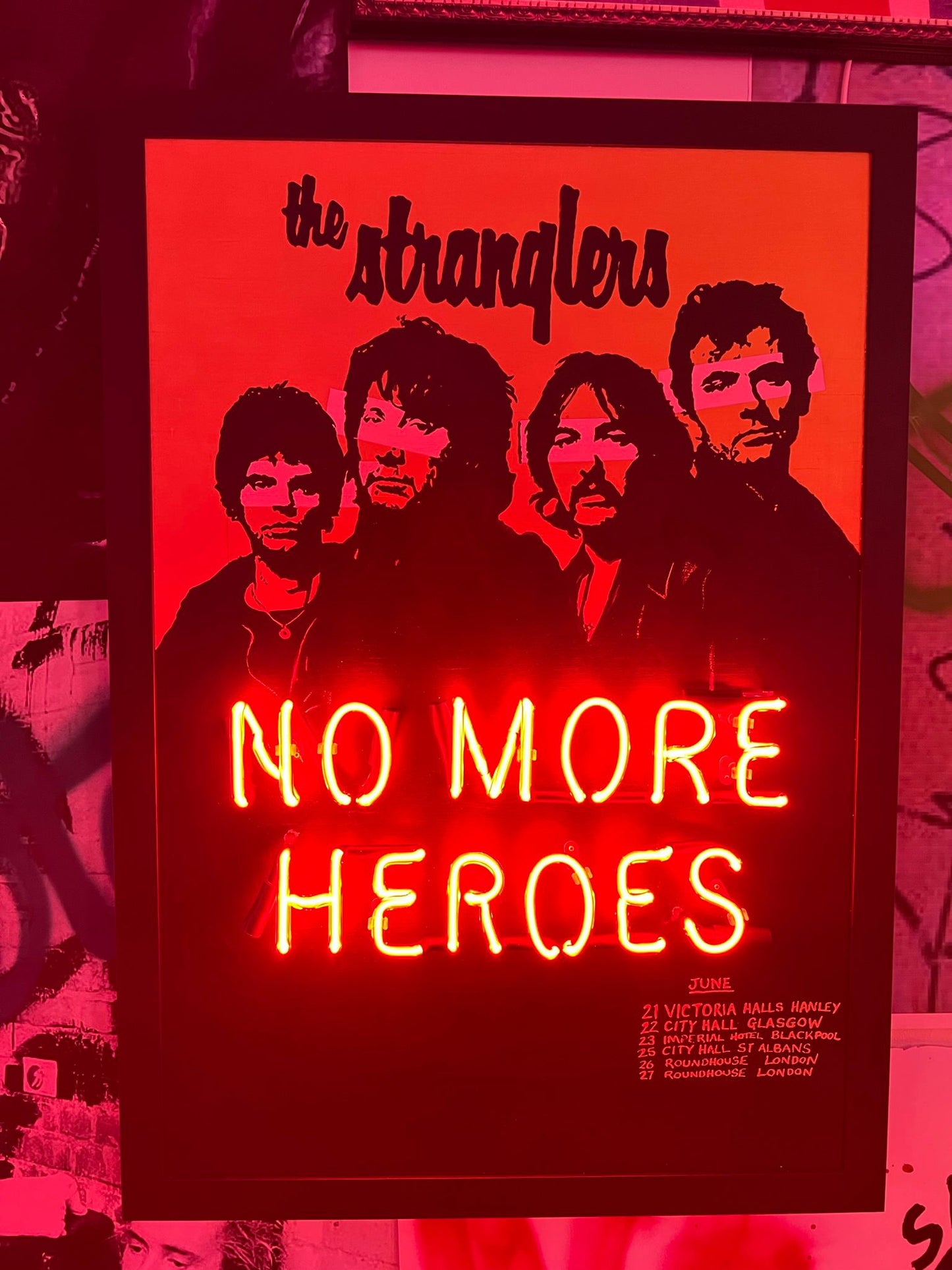 The Stranglers - No More Heroes - Illuminati Neon