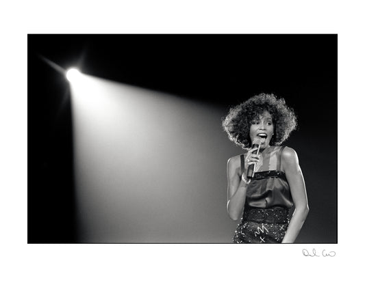 Whitney Houston Limited Edition Signed Print - David Corio