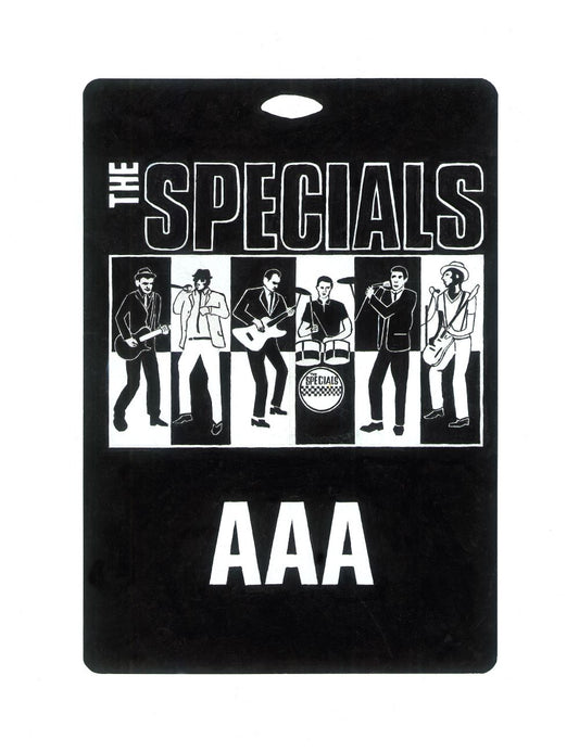 BACKSTAGE TOUR PASSES: THE SPECIALS – AAA – SIX CHARACTERS by Horace Panter