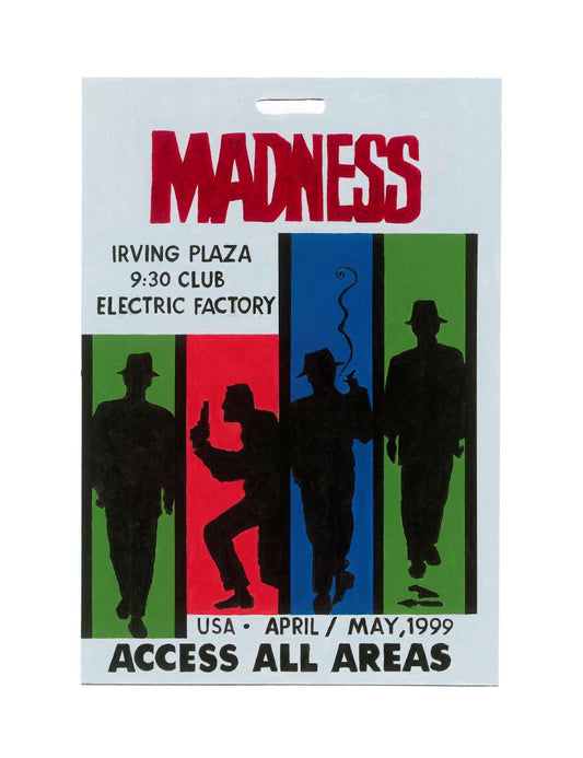 BACKSTAGE TOUR PASSES: MADNESS USA by Horace Panter