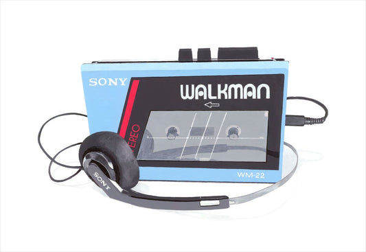 BLUE WALKMAN by Horace Panter