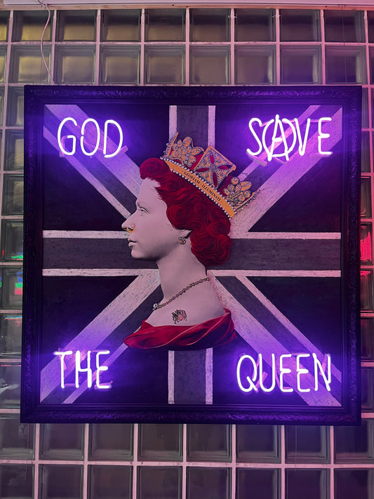 Sex Pistols - God Save The Queen - Illuminati Neon
