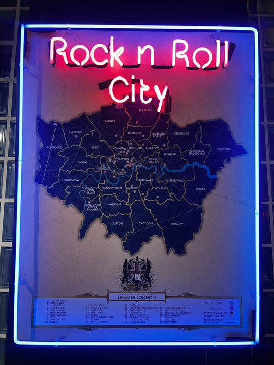 Rock 'N' Roll City - Greater London - Illuminati Neon
