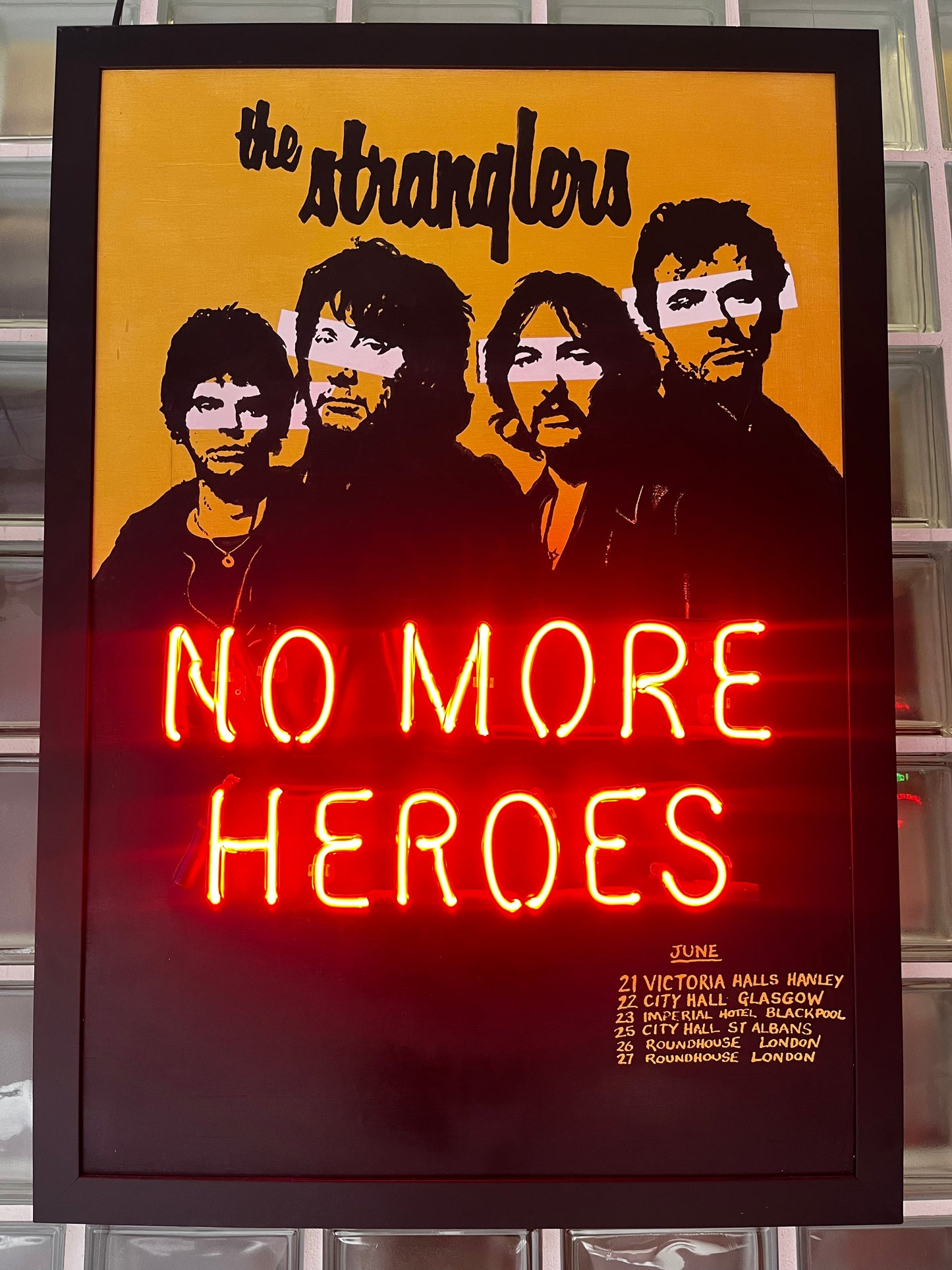 The Stranglers - No More Heroes - Illuminati Neon