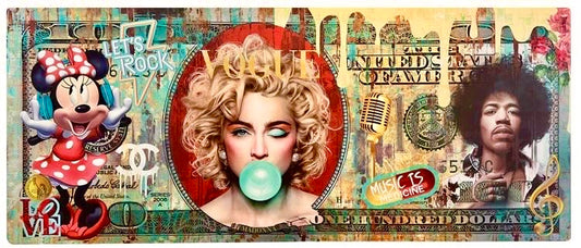 Madonna - Queen of Pop - Dollar Note - Sannib