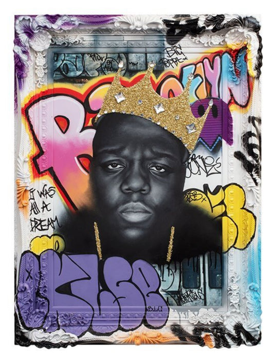 "It Was All a Dream" - Notorious B.I.G Original Artwork in Frame By Ghost