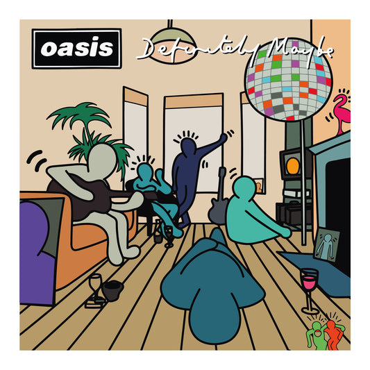 Oasis Definitely Maybe Album Cover  by TBOY