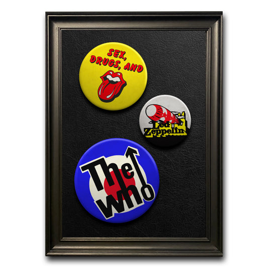 Rock N Roll Vol1 - Badge Set - Tape Deck Art.