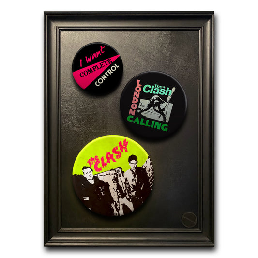 The Clash Vol1 - Badge Set - Tape Deck Art.