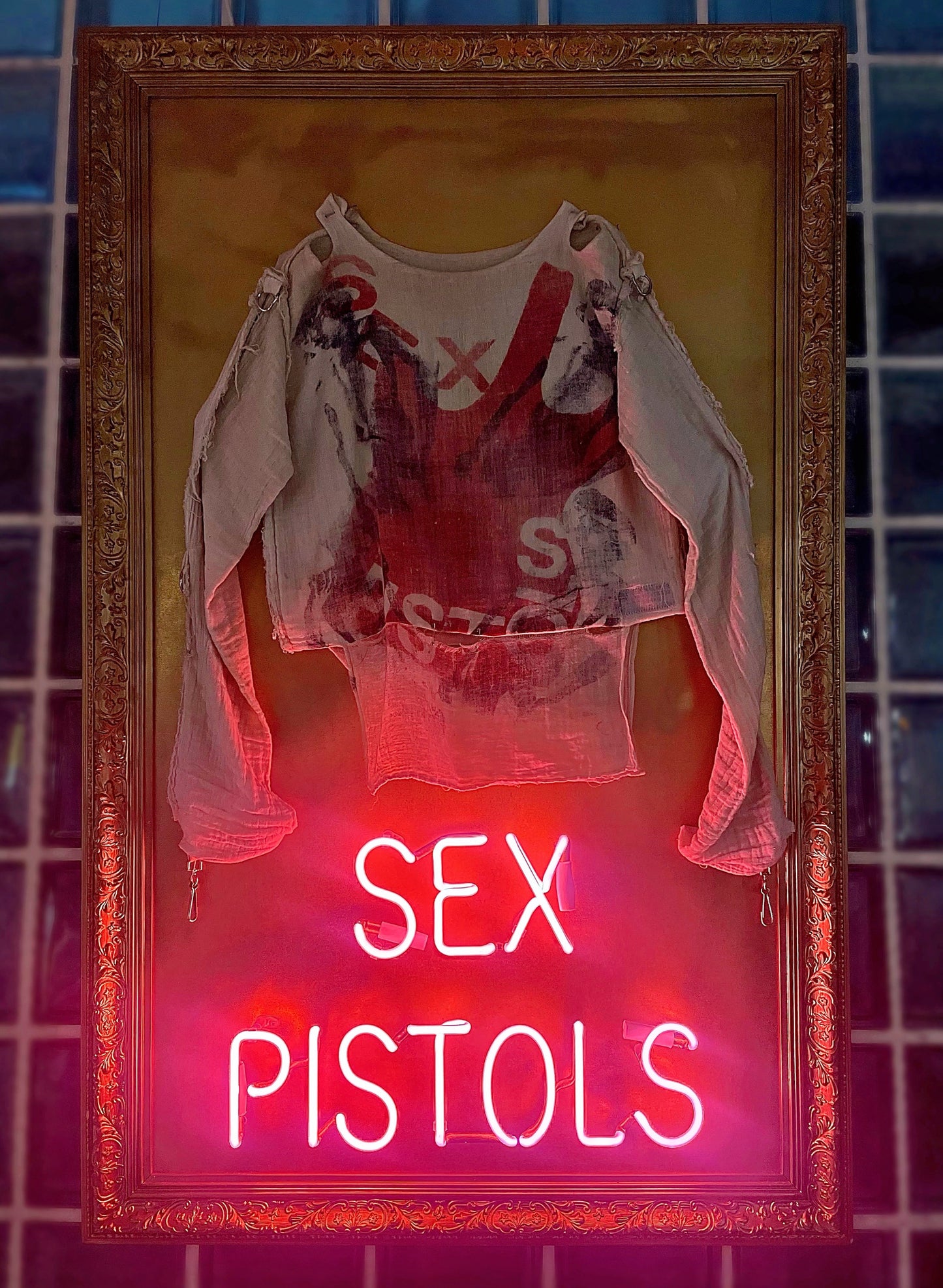 SEX PISTOLS Neon with Original Vivienne Westwood Top - Illuminati Neon