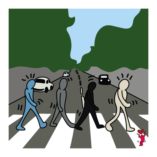 The Beatles Abbey Road Album Cover by TBOY